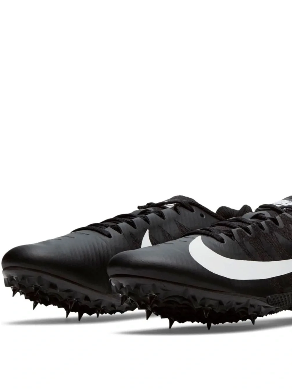Nike Zoom Rival S Track Spikes Men’s 9.5 Black White Sprint Shoes w/ Bag